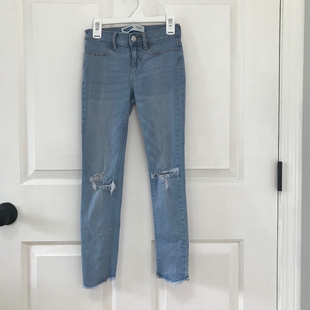 Old Navy light blue Ballerina jean Jeggings Girls Size 10 (Big Kids)